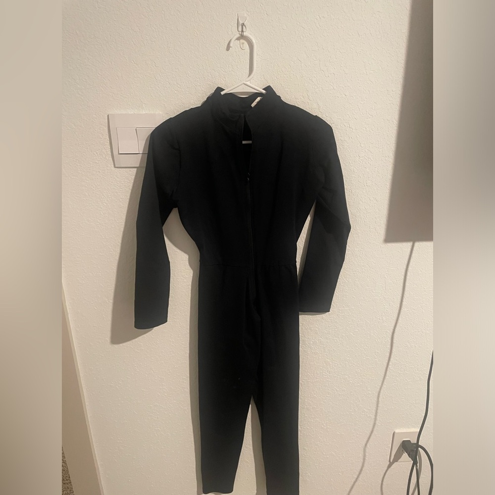 Jumpsuit with built in waist trainer